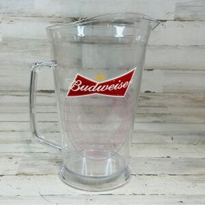 Budweiser King Of Beer Plastic 9” Drink Pitcher Made In USA Grim Industries